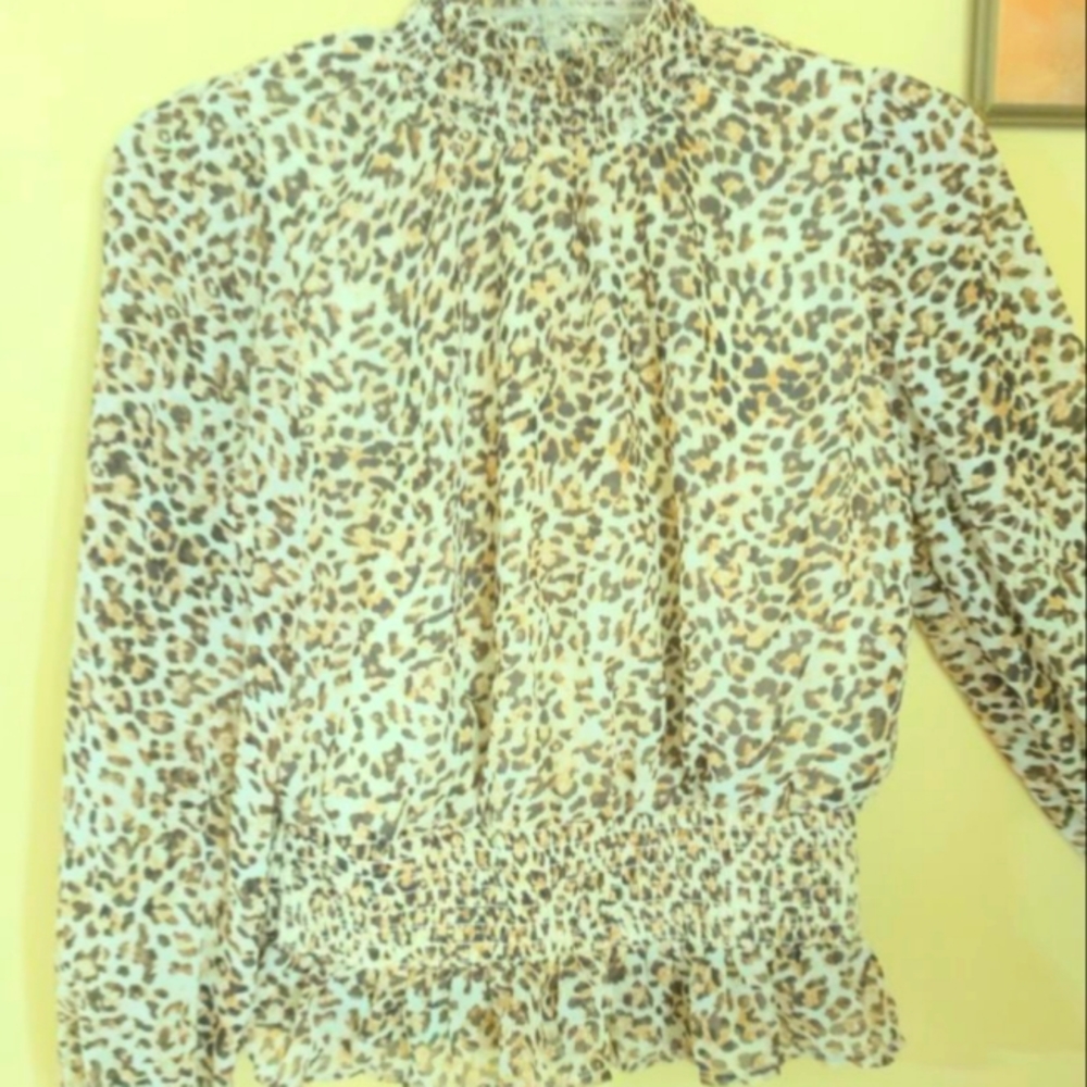 Japna cheetah print blouse